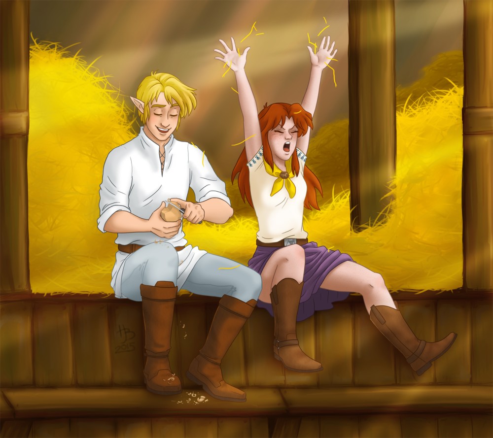 Link annoying Malon