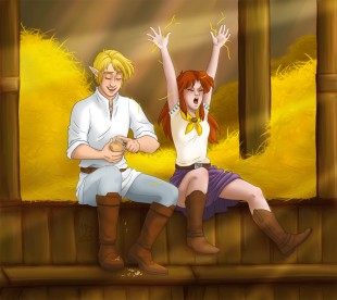 Link annoying Malon